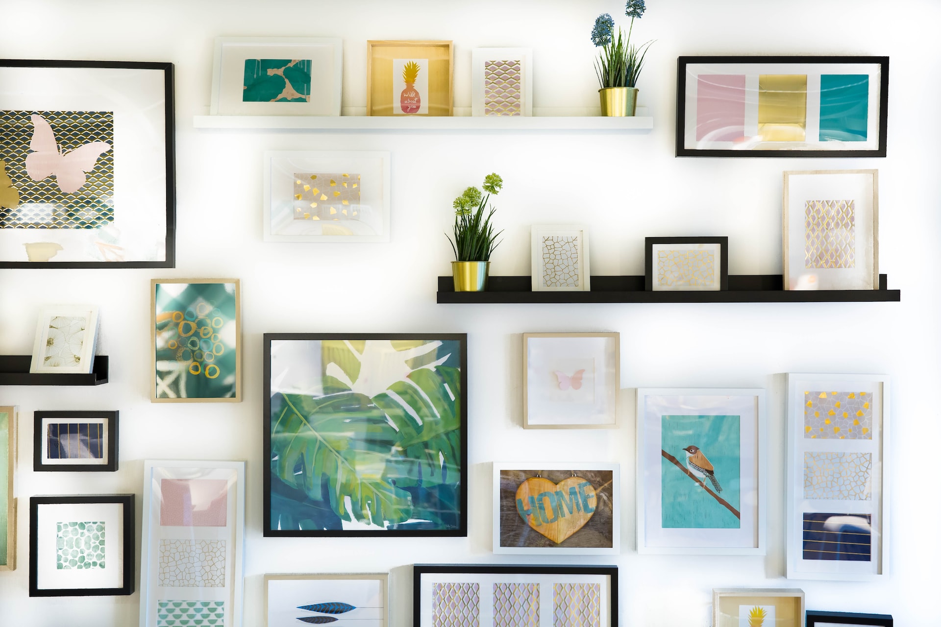 The Best Ways to Hang Prints Singing With Birds